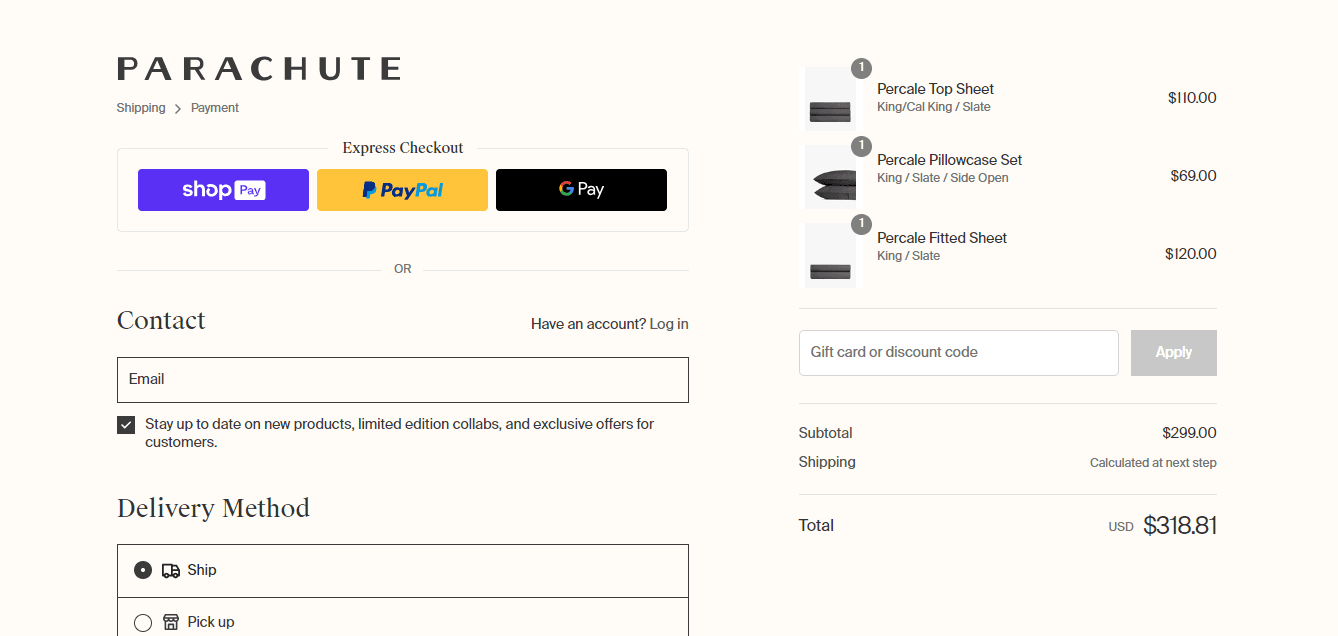 How to apply Parachute coupon code